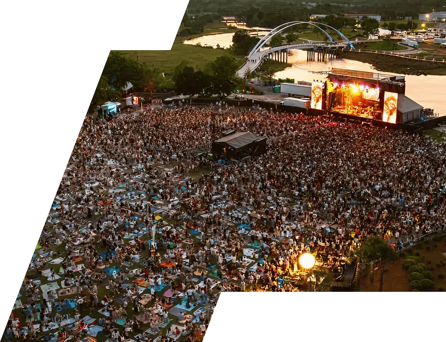 Forecastle festival branded banner artwork — brand identity reference