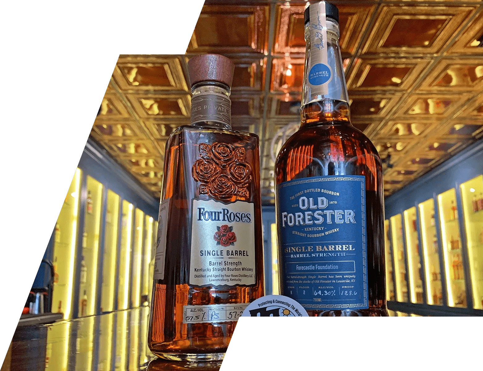 Iron Smoke whiskey and bourbon brand sponsor activations at a festival